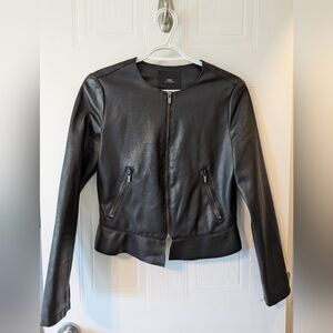 Zara faux leather jacket